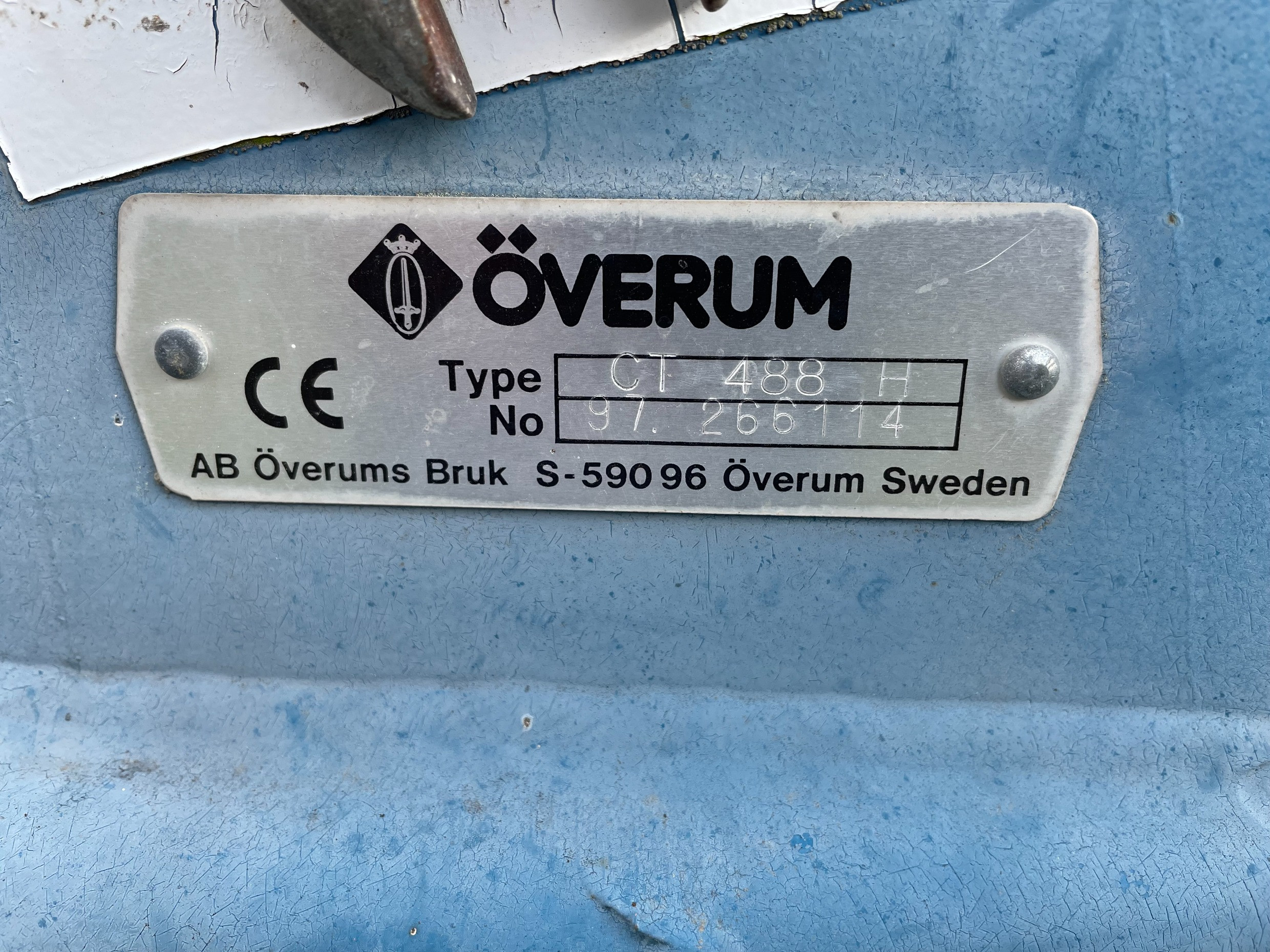 Overum  4 furrow SCO-103222